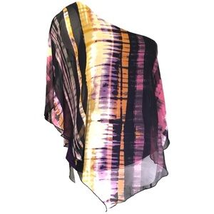 One Shoulder Asymmetrical Top w Cami